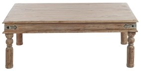 Artekko Takhat Τραπέζι Σαλονιού Ξύλινο Λευκή Πατίνα (135x75x45)cm