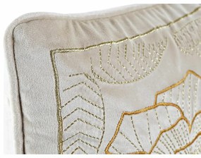 Μαξιλάρι DKD Home Decor Χρυσό 50 x 10 x 30 cm Blomster