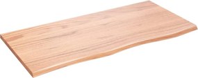 vidaXL Επιφάνεια Τραπεζιού Αν. Καφέ 100x50x2 εκ Επεξ. Μασίφ Ξύλο Δρυός