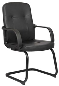 Πολυθρόνα Επισκέπτη BF1300V PU Μαύρο 57x59x95cm