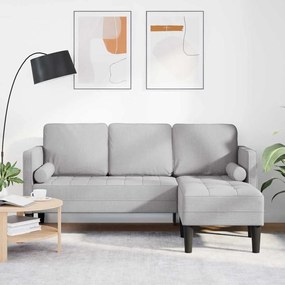 vidaXL Σετ Καναπέ Σκούρο γκρι 173 x 131 x 67 εκ ύφασμα