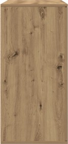 vidaXL Πλαϊνό γραφείο Artisan Oak 79 x 38 x 80 εκ. Επεξεργασμένο ξύλο