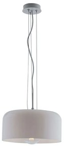 Φωτιστικό Οροφής Gibus I-GIBUS-S30 BCO 1xE27 Φ30cm 150cm White Luce Ambiente Design Glass