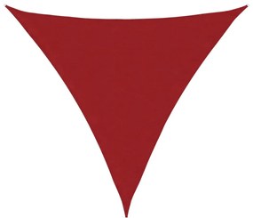 vidaXL Πανί Σκίασης Τρίγωνο Κόκκινο 3,6 x 3,6 x 3,6 μ. Ύφασμα Oxford