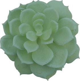 Τεχνητό Φυτό σε Κεραμικό Γλαστράκι με Μεταλλική Βάση 8x25cm - Καφέ