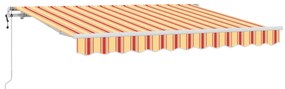 vidaXL Σκηνίτσα Αναδιπλούμενη Πολύχρωμο 350 x 200 cm