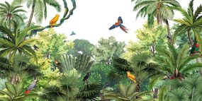 Canopy Jungle Ταπετσαρια Τοιχου Πρασινο Επιθυμητη Διασταση