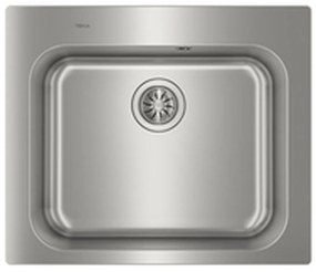 Νεροχύτη με Ένα Κύπελλο Teka Μαύρο