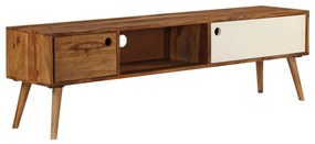 vidaXL Έπιπλο Τηλεόρασης 140 x 30 x 40 εκ. από Μασίφ Ξύλο Sheesham