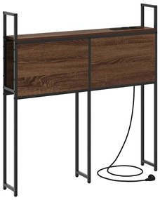 vidaXL Κεφαλάρι Αποθήκης Καφέ δρυς 75 cm Επεξεργασμένο ξύλο