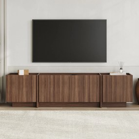 Έπιπλο Τηλεόρασης Milano Καρυδί FLOMEGE 180x35x46