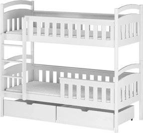 HARRY 80x180 white bunk bed Lano Furniture
