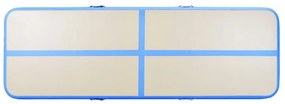 Στρώμα Ενόργανης Φουσκωτό Μπλε 500 x 100 x 10 εκ. PVC με Τρόμπα - Γκρι