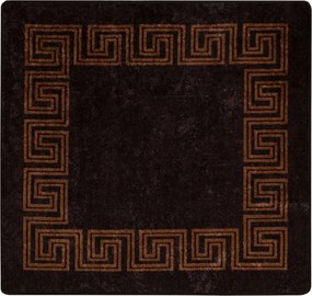 vidaXL Χαλί Runner MARSA Μαύρο 100 x 100 cm Πολυέστερ και PVC