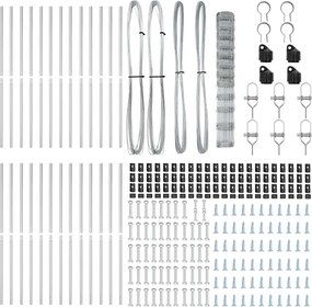vidaXL Στύλος Περιφράξεων Γαλβανισμένο 50 x 1,4 μ Ατσάλι