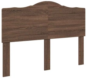 vidaXL Κεφαλάρι με κεφαλάρι Καφέ δρυς 140 cm Επεξεργασμένο ξύλο