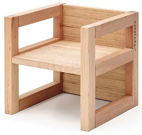Cubotto 3 σε 1 Premium Καρεκλα Montessori Μπεζ 32x32x32cm