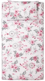 Σεντόνια Βρεφικά Λίλυ (Σετ 3τμχ) Pink Viopros Κούνιας 120x160cm 100% Cotton