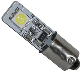 Λαμπτήρας LED Βa9s Can Bus με 2 SMD 5050 Ψυχρό Λευκό GloboStar 78340