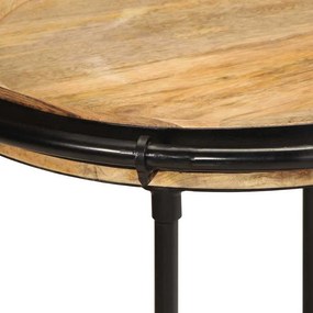 vidaXL Συνοδευτικό τραπέζι Ø55x60 cm Μασίφ ξύλο Mango