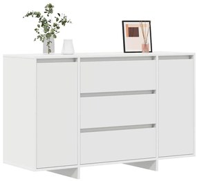 vidaXL Πλαϊνό γραφείο Λευκό 120 x 41 x 75 εκ. Επεξεργασμένο ξύλο