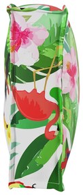vidaXL Μαξιλάρι παλέτας για πλάτη Floral Πολύχρωμο 120 x 40 x 12 cm