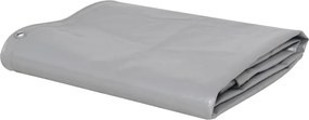 vidaXL Μουσαμάς Γκρι 1,5 x 6 μ. 650 γρ./μ.²