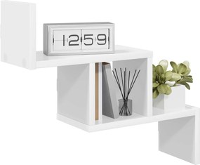 vidaXL Ράφι Τοίχου Λευκό 48 x 15 x 42 εκ Επεξεργασμένο Ξύλο