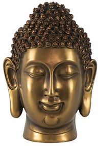 Διακοσμητική Προτομή Βούδας EL78977 16,5x15,5x26cm Gold Artekko Resin