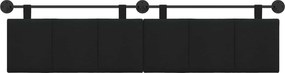 vidaXL Κρεμαστό Κεφαλάρι Μαύρο ύφασμα