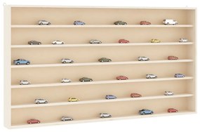 vidaXL Ξύλινη συλλεκτική προθήκη με 6 ράφια 80x8,5x55 εκ.