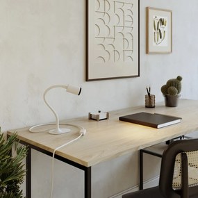 Επιτραπέζιο Σποτ MAG-Y με Εύκαμπτο Βραχίονα Flex Tube Λευκό