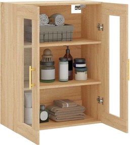 vidaXL Ντουλάπι Επιτοίχιο Sonoma Δρυς 69,5 x 34 x 90 εκ.