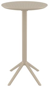 SKY TAUPE BAR Φ60Χ108εκ.ΠΤΥΣ/ΝΟ ΤΡΑΠ. ΠΟΛ/ΝΙΟΥ