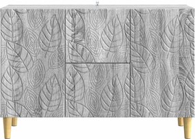 vidaXL Πλαϊνό γραφείο Γκρι Sonoma 89 x 34,5 x 60 εκ.