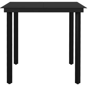 vidaXL Σετ Τραπεζαρίας Κήπου 5 Τεμαχίων Καφέ