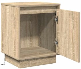 vidaXL Κομοδίνο με 2 pcs Sonoma Δρυς 39 x 34.5 x 50 εκ.