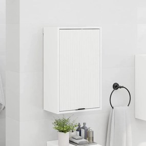 vidaXL Ντουλάπι Μπάνιου Λευκό 39 x 23.5 x 65 εκ. Επεξεργασμένο ξύλο