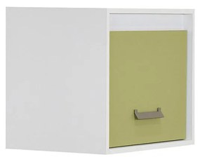 MATIS Ράφι επιτοίχιο Kinder 1V Λευκό Πράσινο Matis643818