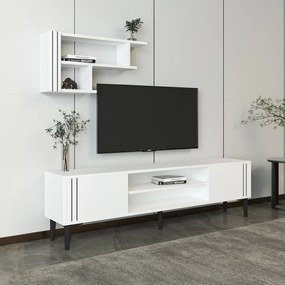 TV Unit Snow Set - White White