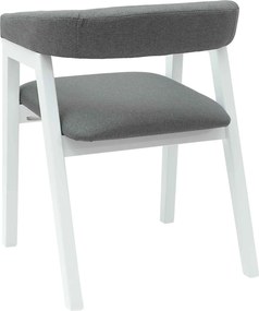 vidaXL Καρέκλες φαγητού 2 pcs Λευκό 54 x 57 x 73 εκ