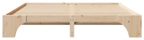 vidaXL Κρεβάτι 180x200cm από Μασίφ Ξύλο Πεύκου