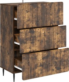 vidaXL Ντουλάπι με Συρτάρια 66 x 34,5 x 92 εκ. Επεξεργασμένο Ξύλο