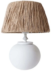 Φωτιστικό Επιτραπέζιο 687HMY2301 30x46cm E27 40W White-Oak Opviq