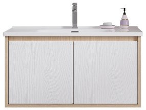 ΣΕΤ ΠΑΓΚΟΥ VERA 80cm χρ.WHITE/SONOMA S3BVER080WHS