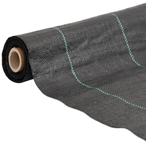 vidaXL Μεμβράνη Εδαφοκάλυψης Μαύρη 2x200 μ. από Πολυπροπυλένιο