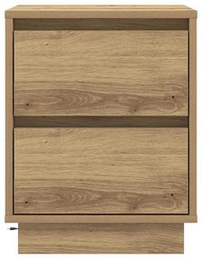vidaXL Κομοδίνο με Artisan Oak 39 x 34.5 x 50 εκ. Επεξεργασμένο ξύλο