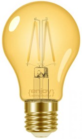 Λαμπτήρας Led Filament Amber Dimmable Α60 E27 4,5w 2000K 320lm Ø60xH105mm Enjoy EL825901