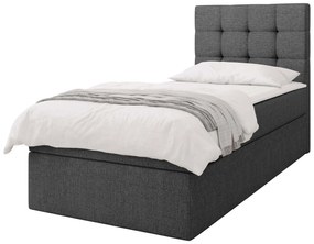 Επενδυμένο κρεβάτι Cineplex-Anthraki-80 x 200