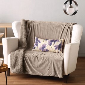 Κουβέρτα Καναπέ Βελουτέ (130x170) Kentia Stylish Sutton 26 Beige